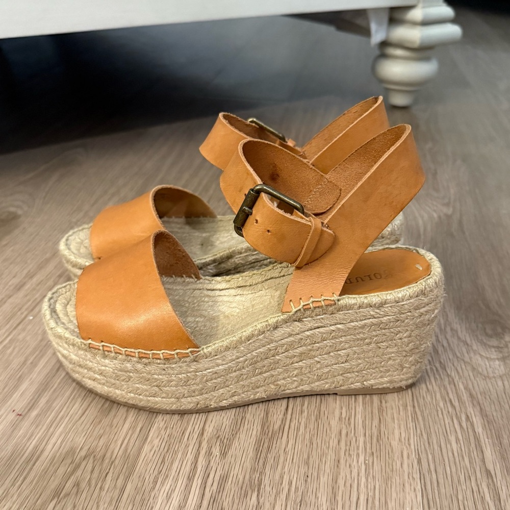 Soludos Minorca leather platform espadrille sandal - Picture 5 of 7